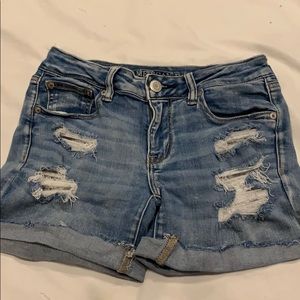 American Eagle Stretch mid-rise shorts